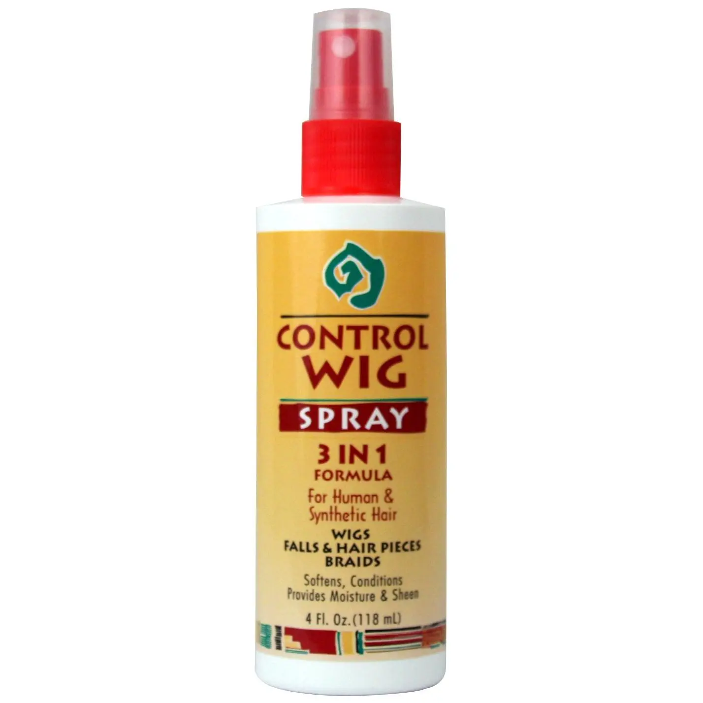 African Essence Control Wig Spray - 3-in-1 Haircare Formula with Oil Sheen & Conditioner for Longer Lasting Hold on Human & Synthetic Wigs, 4 oz, Piece, Quality, Shape & Hold, Long-Lasting Shine, Flyaways, Unisex, Hair Products, Falls, Anti-Frizz
