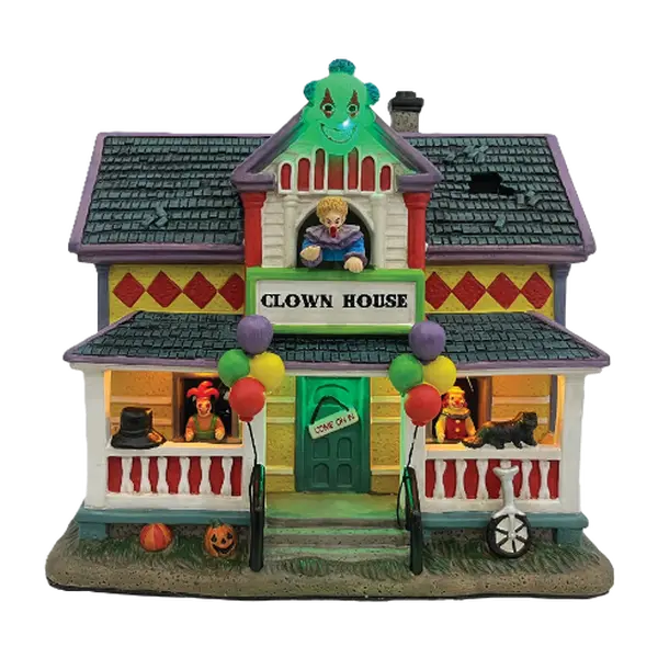 LED Clown Porcelain  House
