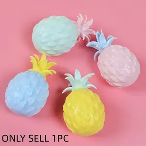 Creative Pineapple Stress Relief Toy, Soft Sensory Fidget Toy for Kids and Adults, Perfect Gift for Birthdays and Holidays