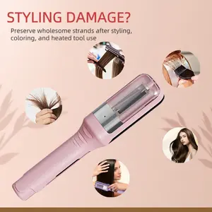 Rechargeable Cordless Split Hair Clipper, Split Hair Trimmer, Remove Damaged Hair, Repair Hair Care Treatment, Portable USB Rechargeable Split Home Trimmer, Hair Cutting Equipment, Hair Care, New Year's Gift,