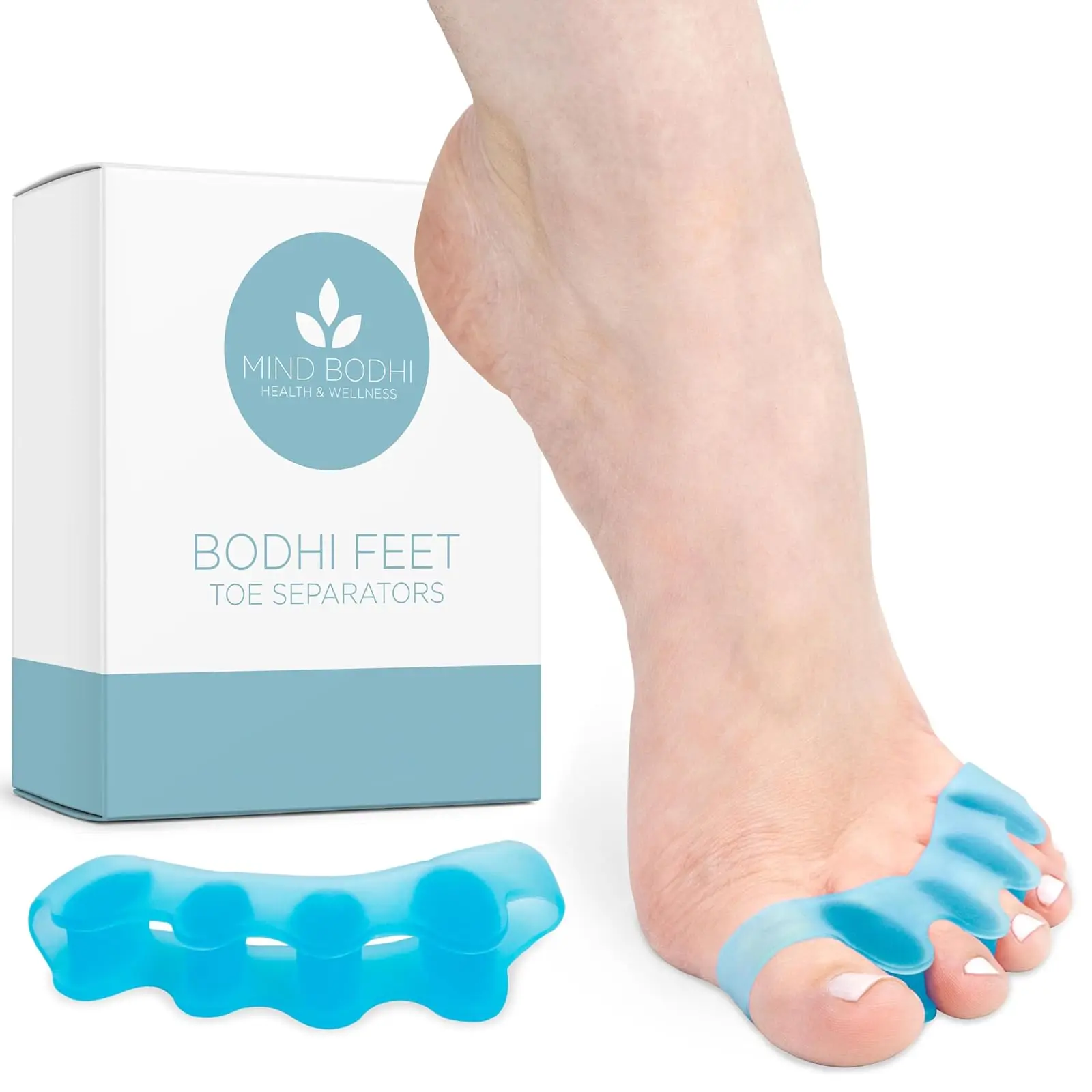 Mind Bodhi Toe Separators/Toe Spacers - For Men and Women - Large Size – Blue-cc