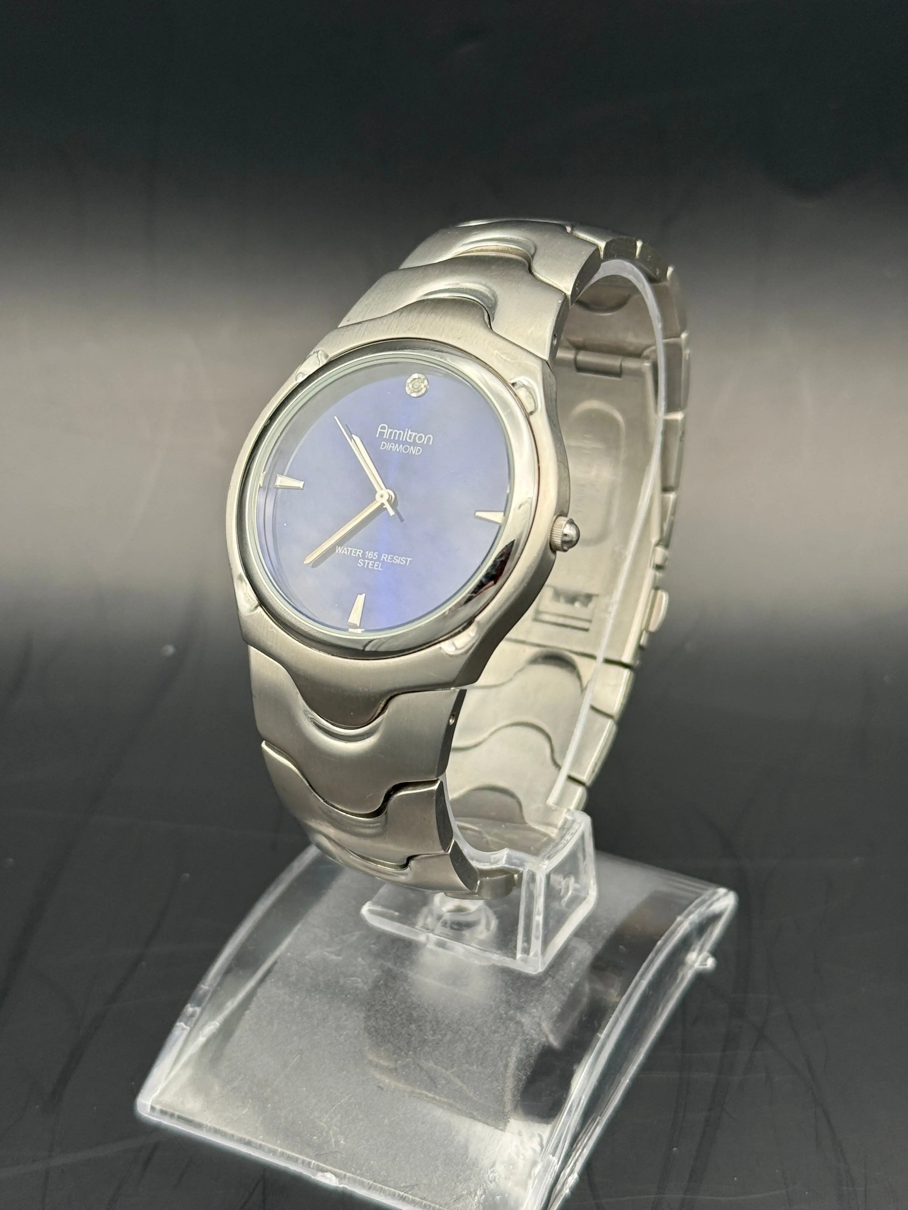 Armitron Diamond Blue Dial 20/4179