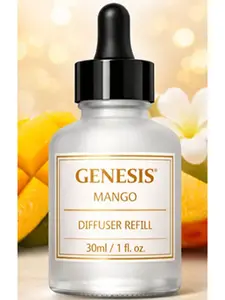 Genesis Car Freshener Diffusers, Long-Lasting Fragrance, Simple Setup, Wooden Cap Automotive Interior Accessory