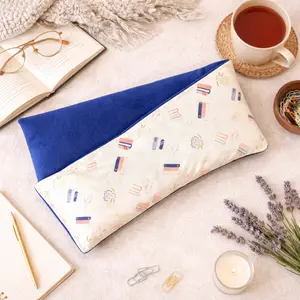 Microwavable Neck & Shoulder Heating Pad - 5" x 23" Flaxseed Hot & Cold Pack | Whiffy