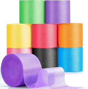 8-Pack Randomly Colored Pre Wrap Tape, Premium Prewrap Athletic Tape for Hair Soccer, Sports Pre-Wrap Foam Underwrap Headbands