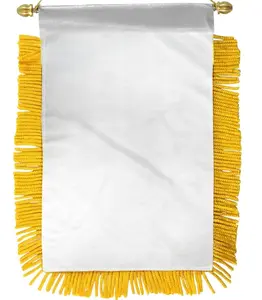 White Sublimation Blank Mini Banner