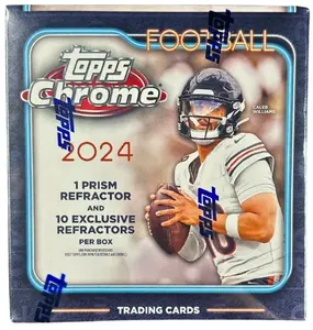 Pyt 10 Box Break Collectible Football/Basketball Cards Featuring NBA/NFL Players from 2024 - Assorted Designs