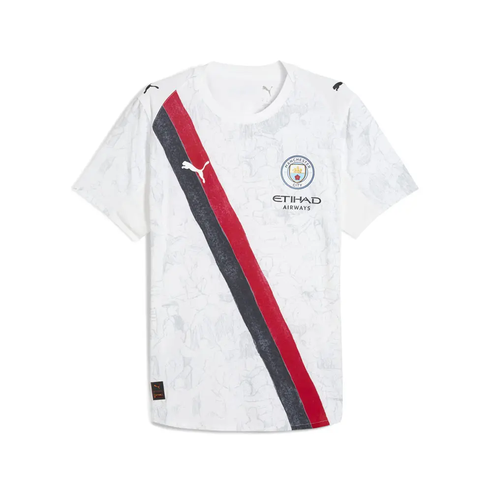 PUMA Mens X Kidsuper Manchester City F.C. Jersey Authentic With Box Casual - White