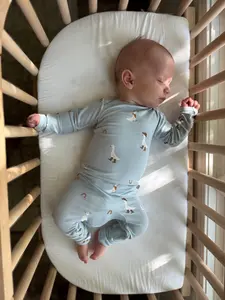 günamüna® Unisex Baby, Toddler Ultra-Soft Convertible Pajama, Footie Romper Sleeper with Diaper Zipper for Easy Changing