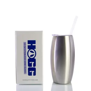 25oz Stemless Tumbler W/Straw