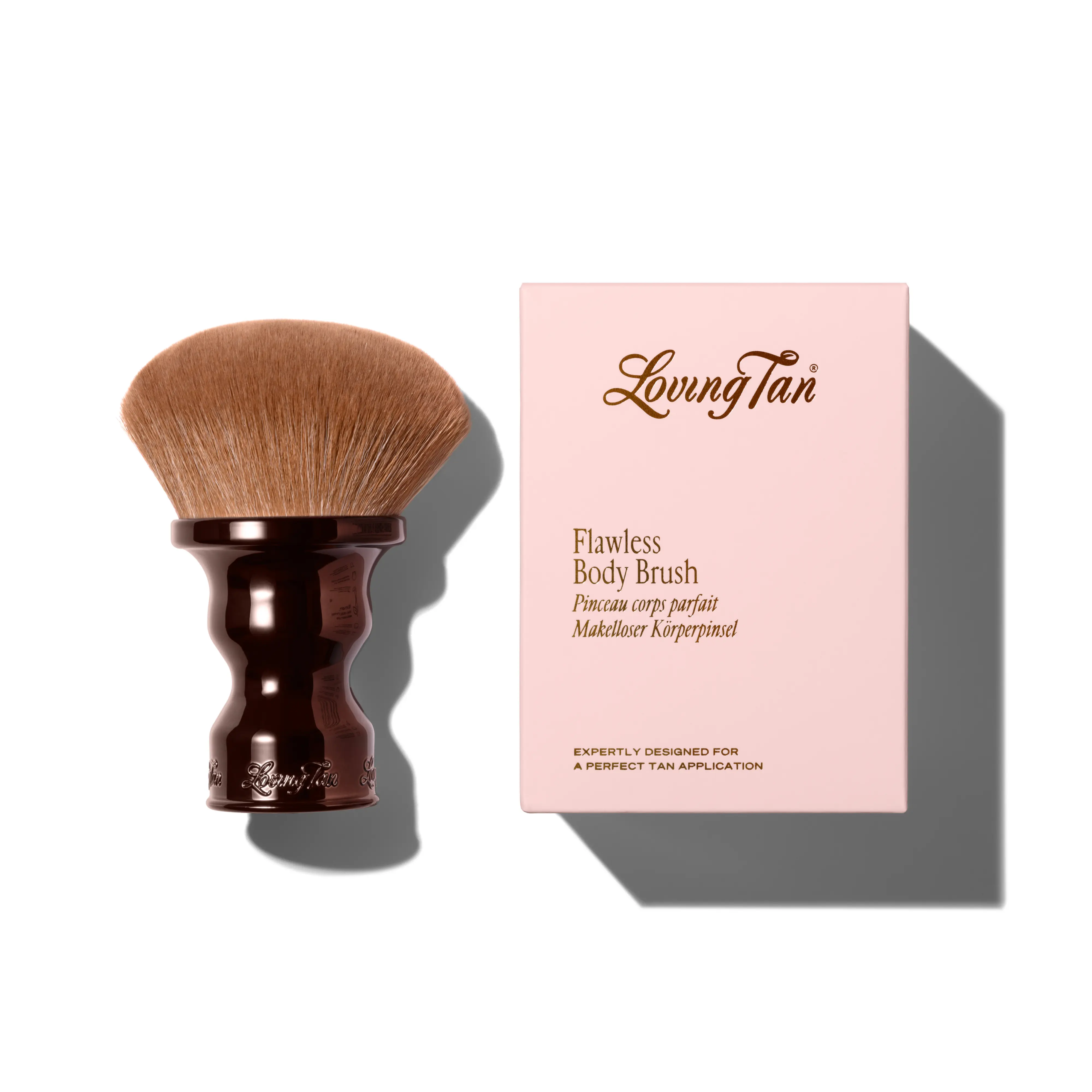 Loving Tan Flawless Body Brush, Extra-Plush at home tanning experience for flawless results, vegan