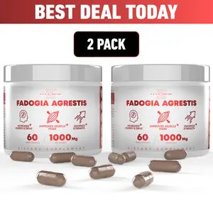 Peak Revival-X Best Deal Today (2 Pack) Fadogia Agrestis 1000mg Per Serving 60 Vegan Capsules Non-GMO Gluten-Free Dietary Supplement for Performance & Vitality