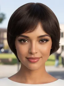 Women's Short Pixie Cut Wig, Natural Look Synthetic Fiber Wig, Casual Daily Wear Style, Perfect for Everyday Use, Pixie Wigs