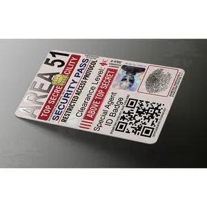 Area 51 "Above Top Secret" Access Card – Custom Credit Card Skin
