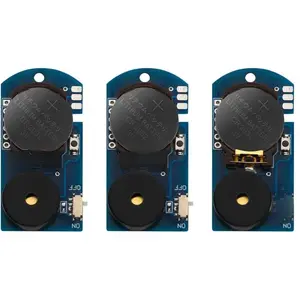 3pcs Prank Device, Cricket Noise Maker Prank Beeping for Several Months Hidden Sound Prank Includes Cricket Chirps, Beeps and More Noise Making Prank Device for Adults, Dark Green