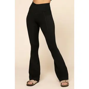 Supersculpt™ Flared Legging with Pockets - Black