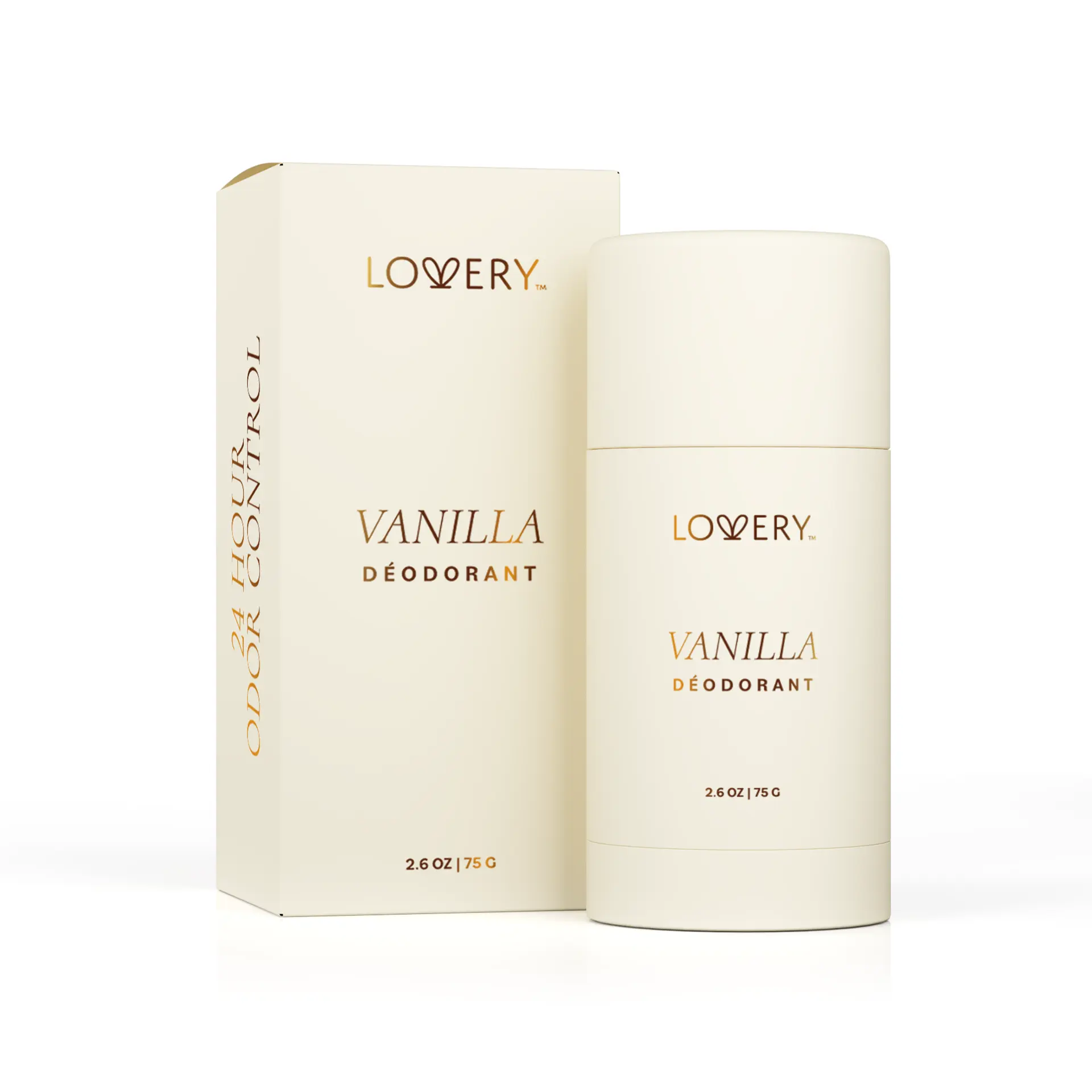 Vanilla Deodorant Stick - 2.6oz 24 Hour Odor Control