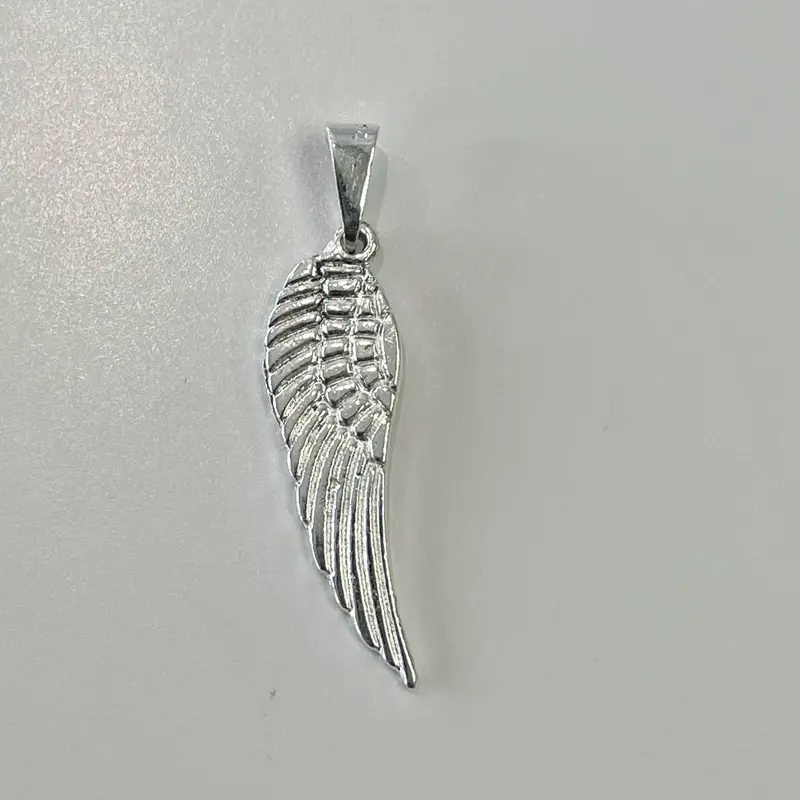 Sterling Silver 925 Wing Small Pendant Charm Wings Jewelry