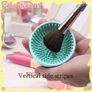 Silicone Makeup Brush Cleaning Bowl, Deep Clean All Brushes, 100% Pure Material, No Odor, Very Durable, Single Item Pack