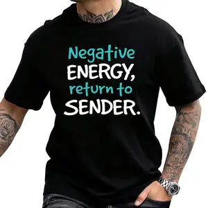 Protect Your Aura with Negative Energy Return To Sender Shirt – Perfect for Positive Vibes Lovers
