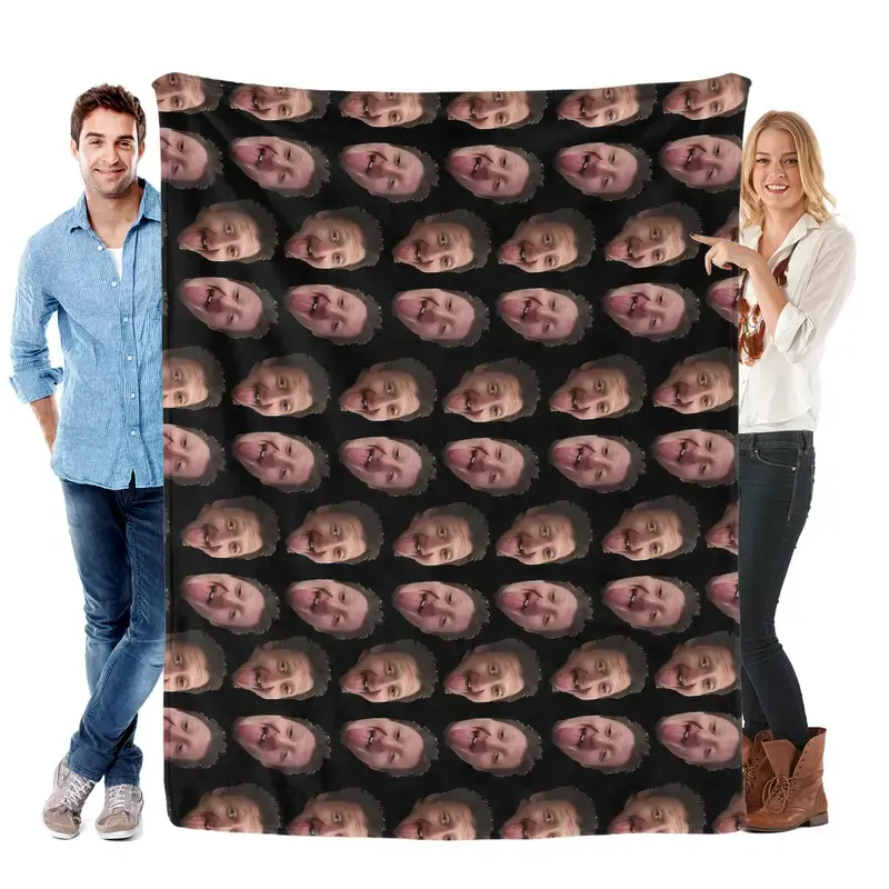 Soft Funny Throw Blanket Daniel Larson Goofy Pair Throw Blanket for Bed,Soft Collage Blanket for Bedroom,Cute Blanket Funny Room Decor Flannel Blankets for Bed SofaThanksgiving Father's Day Children's Day holiday gifts for family and children