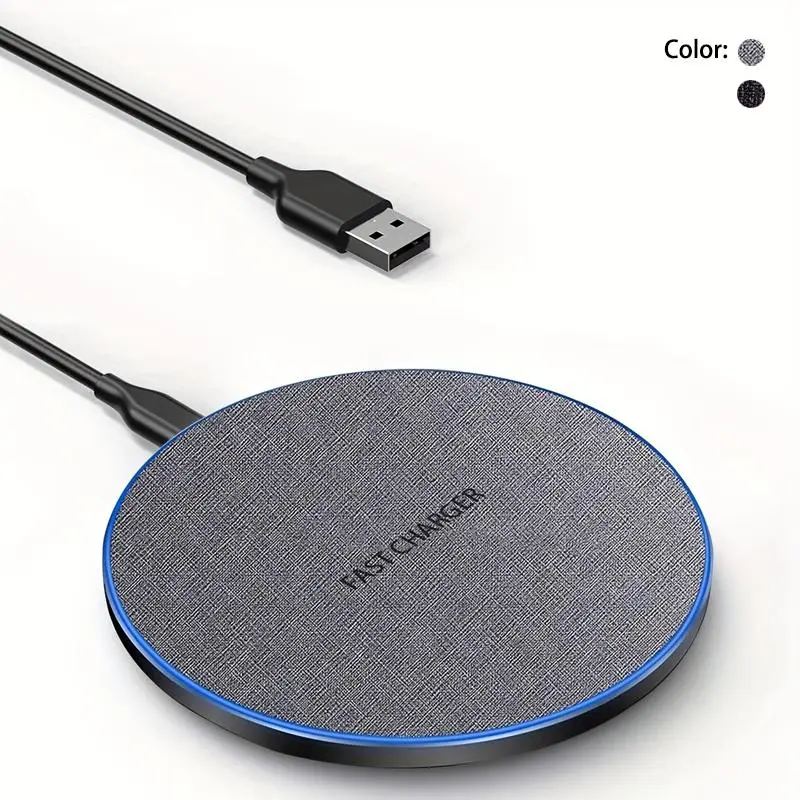 Fast wireless electronic charger 15W Max compatible with Cellphone Smartphone iPhone 17/16/15/14/13/12/11 and Samsung S25/S24/S23/S22, AirPods support fast charging supported pads for modern devices
