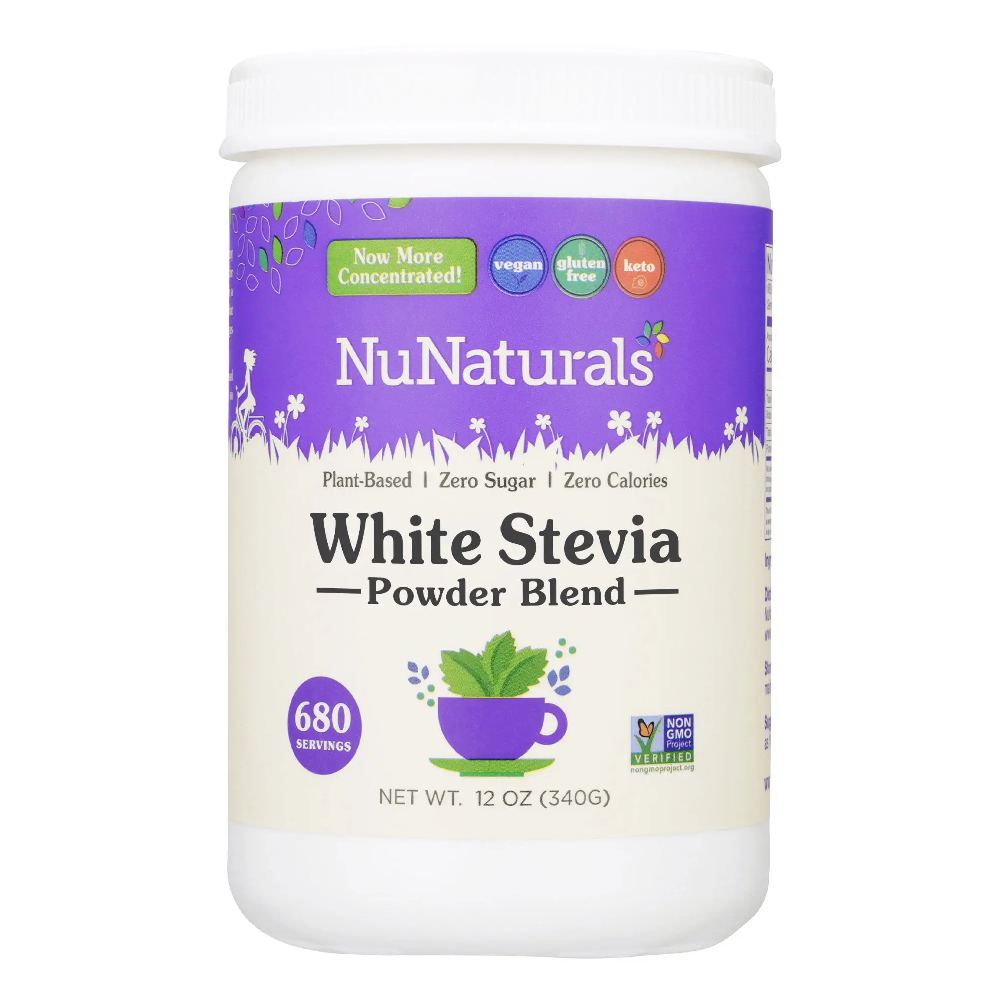 White Stevia Powder Sweetener