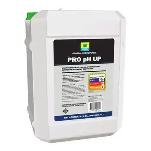 General Hydroponics PRO pH Up 6 Gallon - High pH Value for Optimal Hydroponic Production
