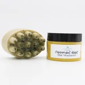 Scalp Revival Set A powerful pair for root-to-tip rejuvenation 2.7 oz Moisturizer and 5 oz Shampoo Bar