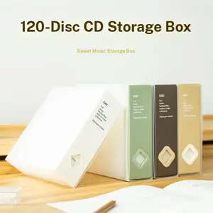 Mini Creative Colorful CD Storage Box Set, 24-Piece Star Album Disc Organizer Case, Ideal for Organizing Cds & Dvds