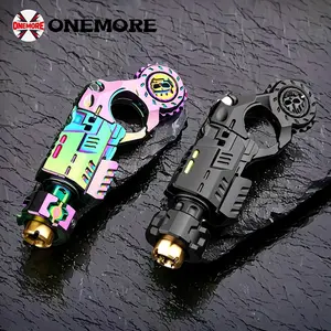 DKD Mini Metal Fidget Toy for Stress Relief, Heavyweight Fingertip Clicker Desk Toy, Mechanical Push Toy for Focus & Anxiety Relief Easter Basket Stuffers Toy Perfect Easter Gift