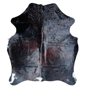 Large Brindle Cowhide Rug E215---4.10x6.2