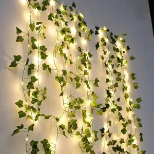 LED Vine String Lights | Aesthetic Green Leaf Fairy Lights LED Vine String Lights | Aesthetic Green Leaf Fairy Lights
