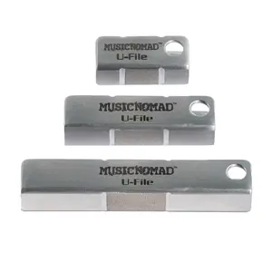 MusicNomad U-File Single Fret Leveler, 3-Pack MN813