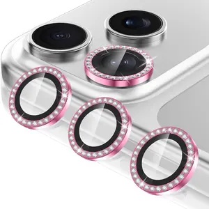 Apple iPhone Lens Protection Film Set, Compatible with iPhone 16/14 Pro/15 Pro, Durable and Flexible Design, Phone Accessories, Protective