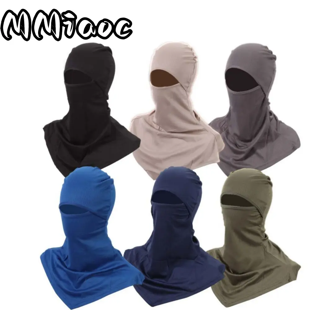 6-Pack Breathable Windproof Balaclavas for Men, Extended Neck Coverage, Summer Sun Protection, Sports & Outdoor Accessory, Windproof Balaclava