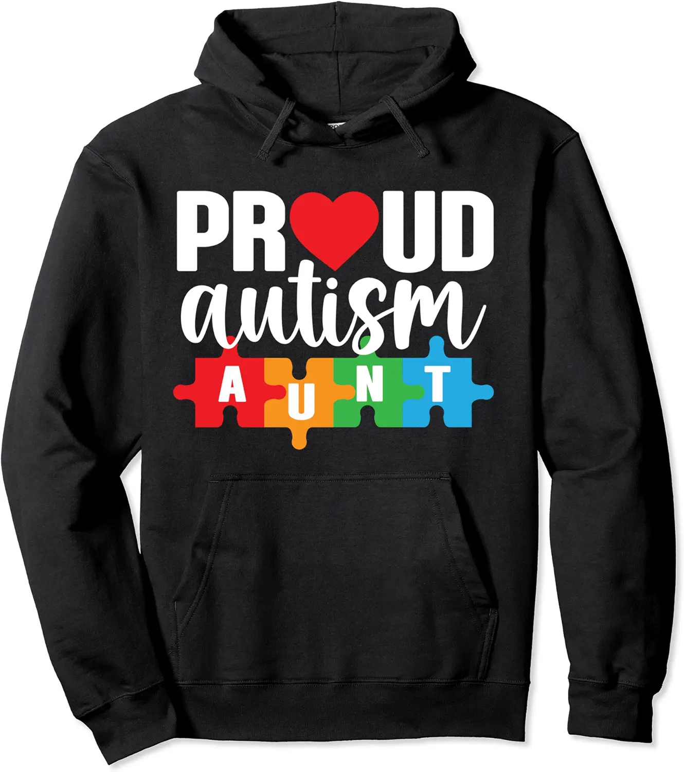 Proud Autism Aunt Autism Awareness For Aunt Pullover Hoodie - Sabrinasmitl Shop 82B0CLJDRNSP