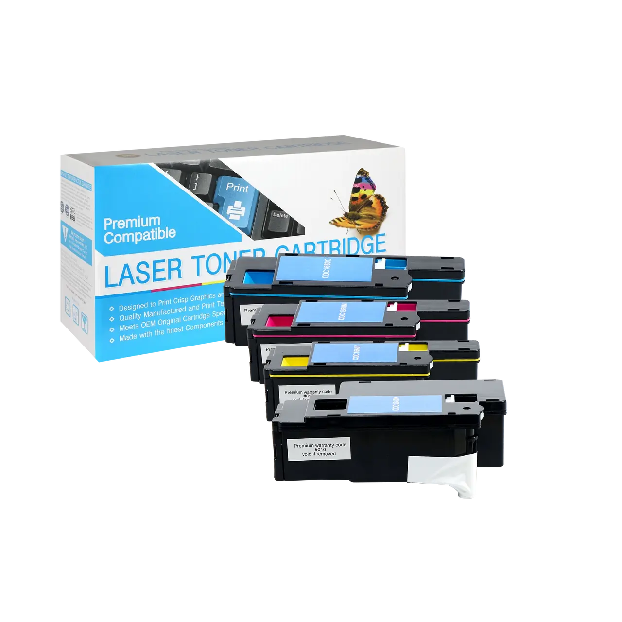 Compatible Dell C1660 Toner Cartridge (All Colors) by SuppliesOutlet