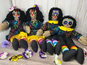 Día De Los Muertos Rag Dolls