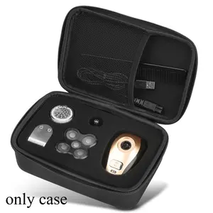 Head Shaver Case for Telfun Vsmooth FlexSeries Body Hair Shaver Rotary Blades, Clippers, Nose Trimmer, Brush for Men (Bag Only)