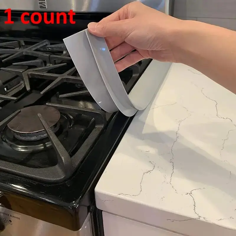 Silicone Stove Counter Gaps Strip, Oil-proof & Anti-fouling Sealing Strip, Kitchen Counter Gaps Cover, Kitchen Hardware Accessories, Kitchen Accessory