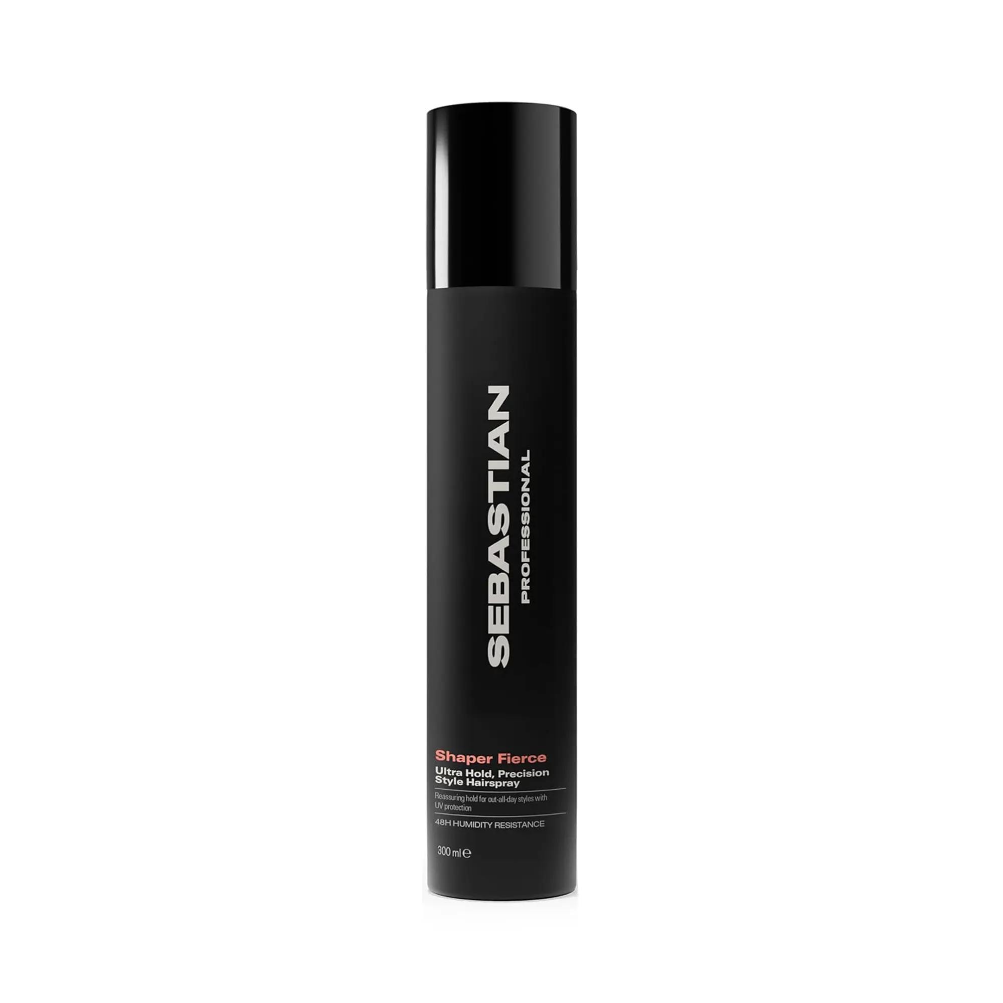 Sebastian Shaper Fierce Hairspray - Ultra-Strong Hold Haircare Product, Humidity-Resistant, Ideal for Medium to Heavy Hair Textures