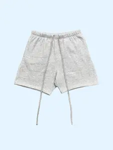 Men’s Light Gray Sweatshorts - Plain Simple Streetwear Clothing, Comfortable Stylish Casual Men’s Bottoms for Everyday Wear