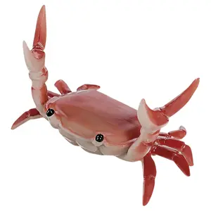PUKEGM Realistic Crab Shaped Pen Holder,1 Creative Cute Desktop Pen Holder,Decorative Desktop Decorations for Family Exhibitions,Parties,Shop Windows,Office,Tables