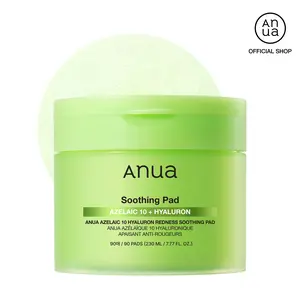 [Anua Official Shop] Azelaic 10 Hyaluron Redness Soothing Pad 230ml 90Pads | Non-Comedogenic Korean Skincare Sebum Control Calming Irritation Cica Complex