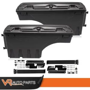 G-PLUS Bed Storage Box Toolbox, Rear RH & LH, Compatible with 2007-2018 Chevy Silverado & GMC Sierra Trucks, Car Accessories