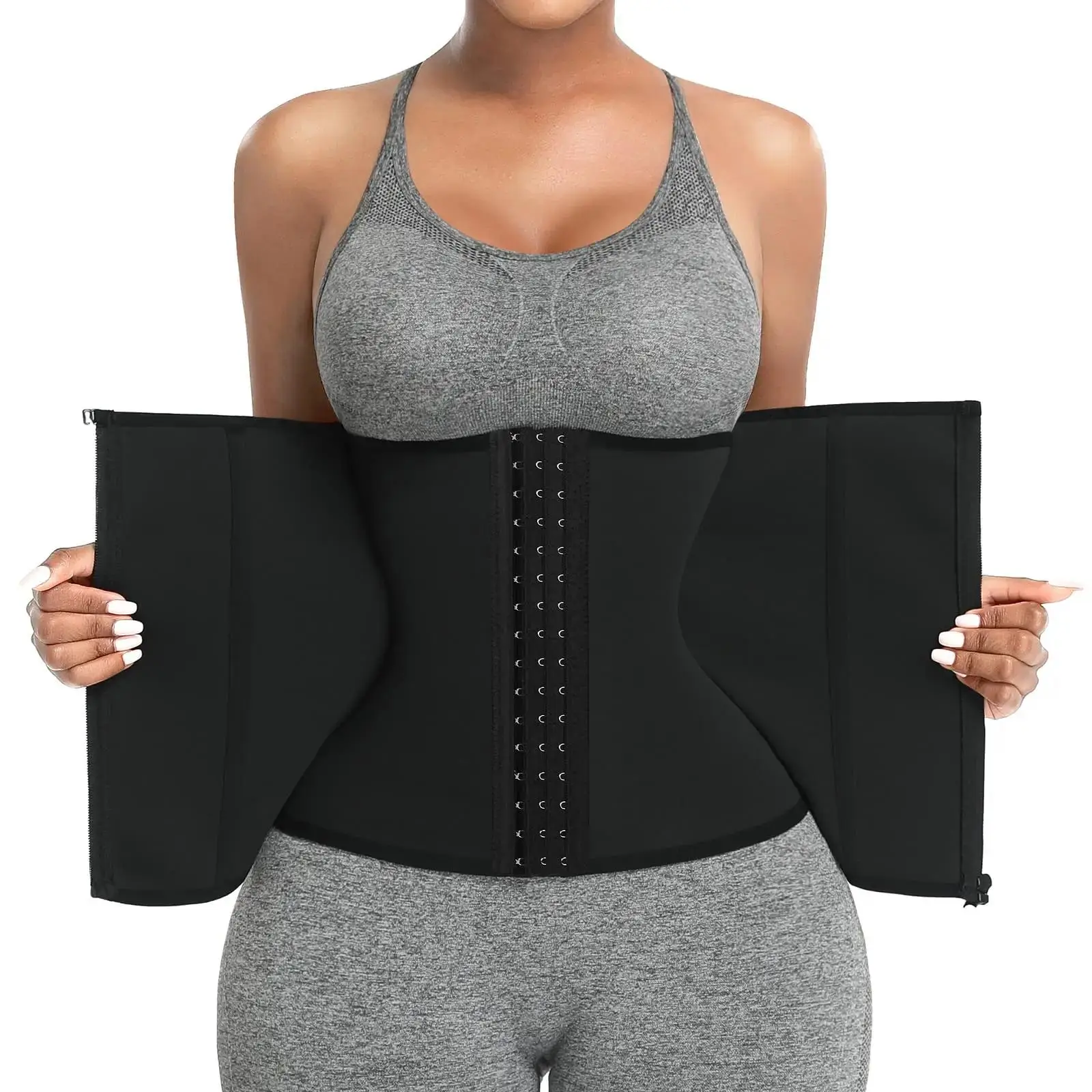 Women's Waist Trainer, Breathable Comfortable Waist Trainer Corset, Body Shaper for Sports Workout Running, Sports & Outdoor Accessories