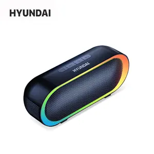 Hy-S10 Wireless Speaker With Long Battery Life, Cool Lighting 2.0 Stereo Sound, 5.3 Heavy Bass, Compatible With Smartphones, Laptops, Tf Cards, Usb, Aux