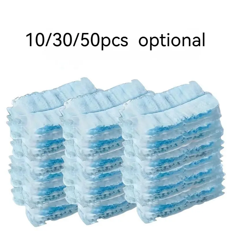 10pcs Replacement Dust Brush Heads with Handle, Duster Brush, Household Cleaning Supplies for Laundry Room, Furniture, Car and Keyboard Cleaning