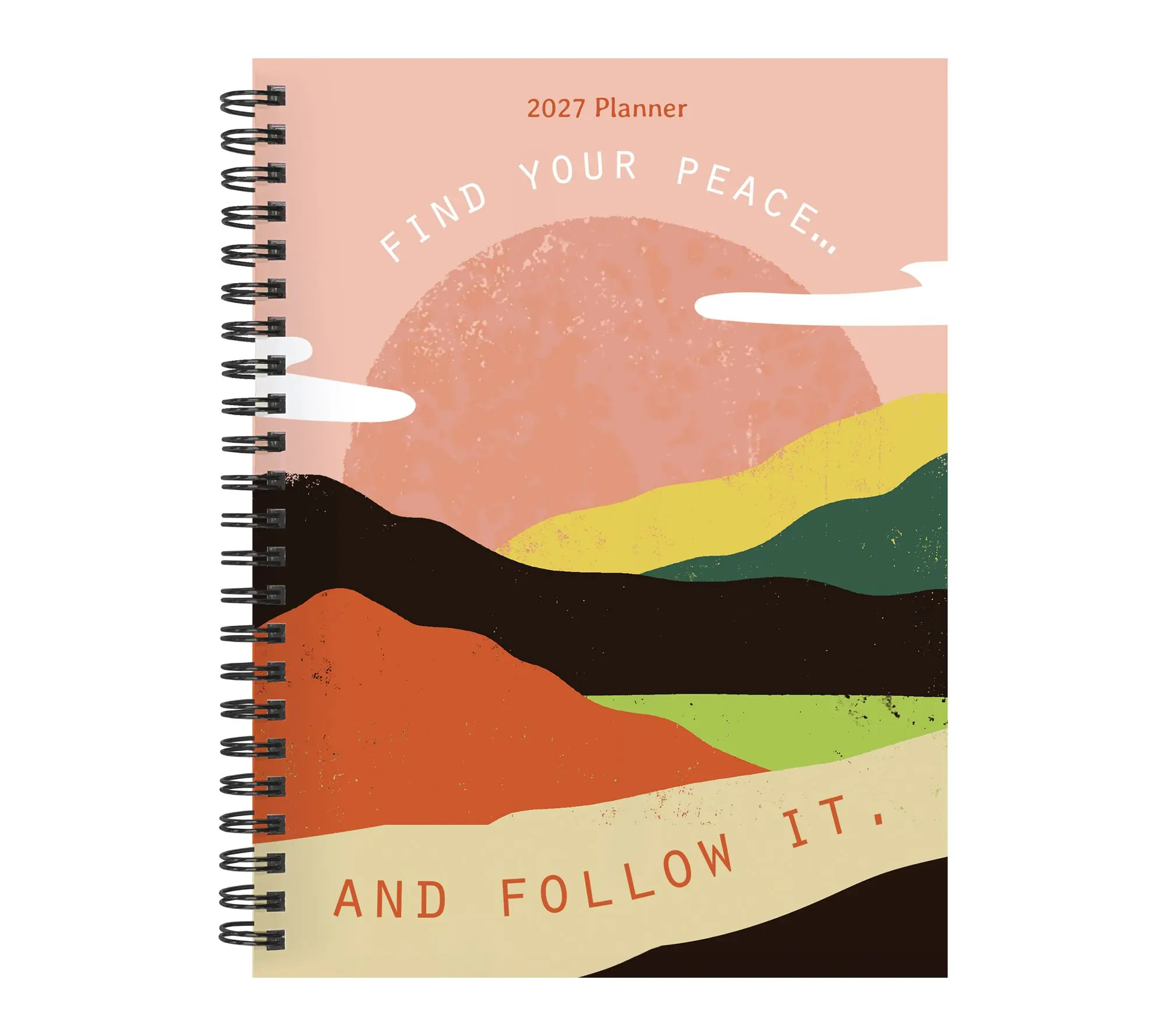 2027 Mahogany Medium Weekly Monthly Planner